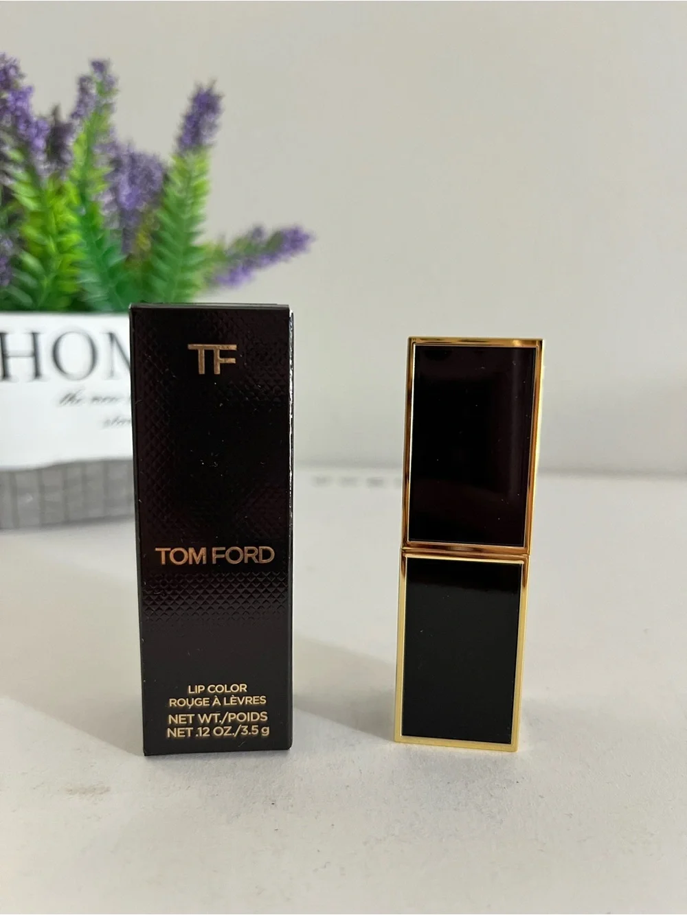 13 Slip, Tom Ford Lip Color Rouge Lipstick, Full Size, 0.12 OZ / 3.5 g
